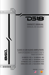 DS18 GEN-X G1800.4D Manual De Usuario