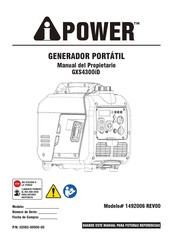 iPower GXS4300iD Manual Del Propietário