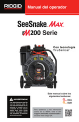 Emerson RIDGID SeeSnake Max rM200 Serie Manual Del Operador