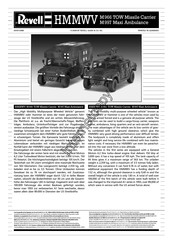 REVELL HMMWV M997 Maxi Ambulance Manual Del Usuario