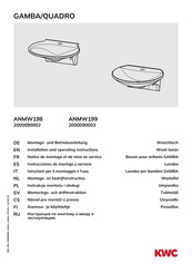 KWC 2000090003 Instrucciones De Montaje Y Servicio