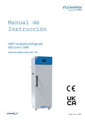 avantor VWR INCU-Line IL 500R Manual De Instruccion