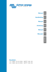 Victron energy EasySolar 24/1600/40-16 MPPT 100/50 Manual