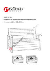 rollaway container Hudson ARPB024 Instrucciones De Montaje