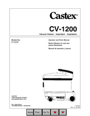 Castex CV-1200 Manual De Operador