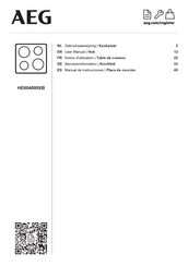 AEG HE604000XB Manual De Instrucciones
