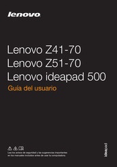 Lenovo Z41-70 Guia Del Usuario