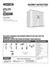 Lifetime 60331U Instrucciones De Ensamblaje