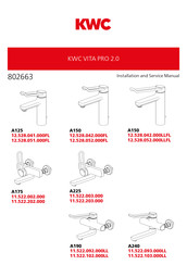 KWC VITA PRO 2.0 125225 Manual De Instalación Y Servicio