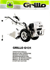 Grillo G131 Manual De Instrucciones