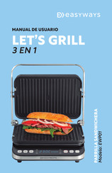 Easyways LET'S GRILL 3 EN 1 EWP01 Manual De Usuario