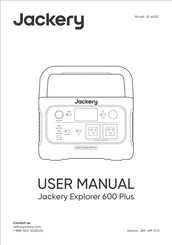 Jackery Explorer 600 Plus Manual Del Usuario