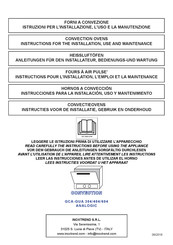 Inoxtrend GCA-404 Instrucciones Para La Instalación, Uso Y Mantenimiento