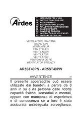 ARDES AR5ST40PN Folleto De Instrucciones