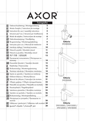 Hansgrohe AXOR Citterio 39010000 Modo De Empleo/Instrucciones De Montaje