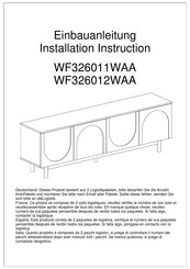 Otto WF326011WAA Instrucciones De Montaje