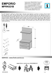 Forte EMPORIO MPRK021B Montaje