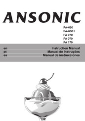 Ansonic FA 970 Manual De Instrucciones