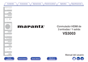 Marantz VS3003 Manual Del Usuario