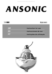 Ansonic RA1441 Instrucciones De Uso