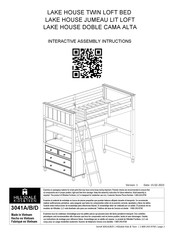 Hillsdale Kids & Teen LAKE HOUSE 3041B Instrucciones De Montaje