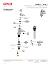 Helvex Squadra E-929 Instrucciones De Instalación