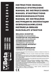 Helvi Beta WELDING 1860BH/120A Manual De Instrucciones