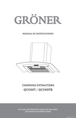 Gröner QCV60TB Manual De Instrucciones