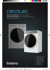 cecotec BOLERO WASH&DRY 8580 INVERTER B Manual De Instrucciones