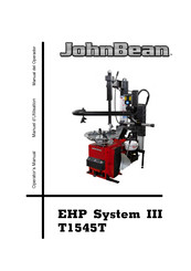 JohnBean EHP System III Manual Del Operador