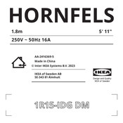 IKEA HORNFELS Instrucciones