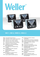 Weller WX 1011 Traducción Del Manual Original