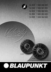 Blaupunkt VELOCITY Vx Serie Manual