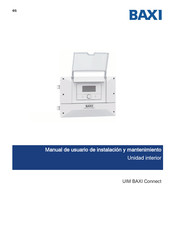 Baxi UIM Connect Manual De Instalación Y Mantenimiento