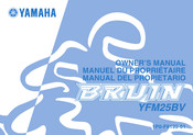 Yamaha BRUIN YFM25BV 2006 Manual Del Propietário