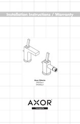 Hansgrohe Axor Citterio 39010 1 Serie Instrucciones De Instalación