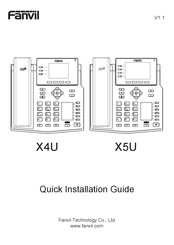 Fanvil X4U Guía De Instalación Rápida