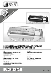 UNITED OFFICE UAV 190 B2 Instrucciones De Uso