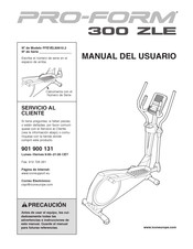 Pro-Form 300 ZLE Manual Del Usuario