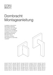 Dornbracht 36 618 705-FF Instrucciones De Montaje