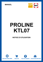 Proline KTL07 Manual