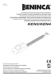 Beninca KEN3 Manual De Instrucciones Y Catálogo De Recambios