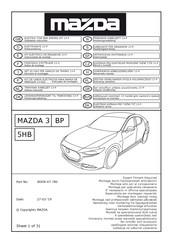 Mazda BDEN-V7-780 Instrucciones De Montaje