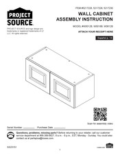 Project Source W3018B Instrucciones De Ensamblaje