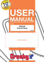 Crosby IP IP10 Manual Del Usuario