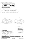 Craftsman 900.79441 Manual Del Operador