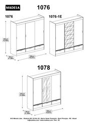 madesa 1076-1E Instrucciones De Montaje