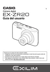 Casio EXILIM EX-ZR20 Guia Del Usuario