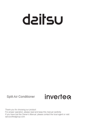 Daitsu DSF-9UIDN MULTI Manual De Instrucciones