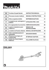 Makita DSL801Z Manual De Instrucciones